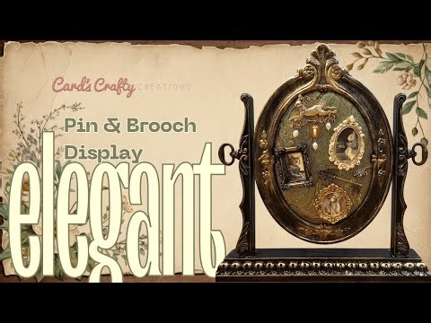 Elegant Pin & Brooch Picture Frame Display
