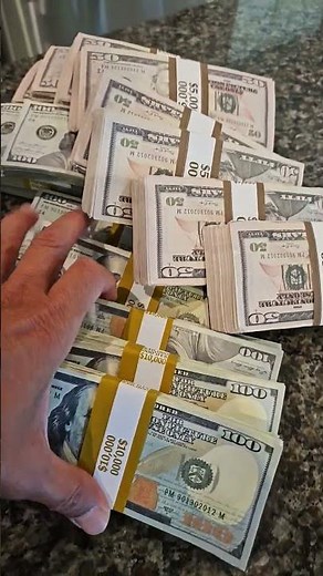 Cash Counting #ASMR 💵 Relaxing Money Sounds #Shorts #viral