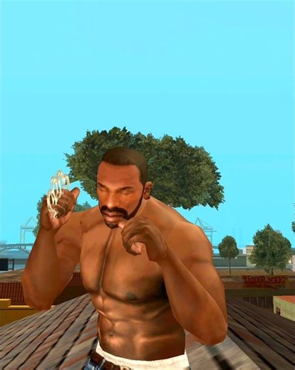 GTA San Andreas CJ gym#gtasanandreas #gtasa #shorts