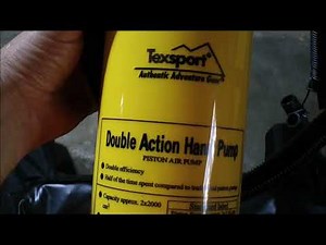 Texsport Double Action Hand Pump For Inflatable Boats