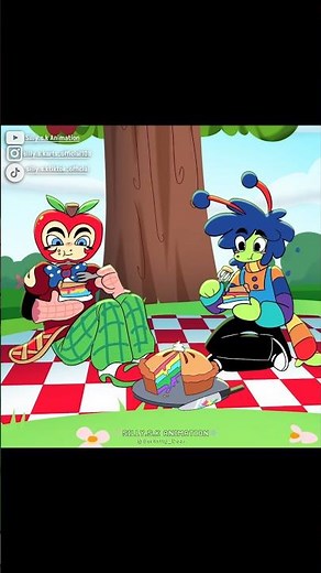 Sweet Apple Syndrome 😱😨🍎🌈[OC Animation short lore] #animation #oc #character #lore