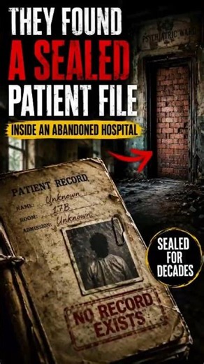 They Found a Sealed Patient File Inside an Abandoned Hospital