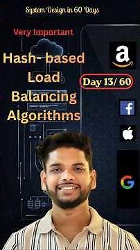 Hash Based Load Balancing Explained in 30 Seconds | System Design Day 13 #shorts