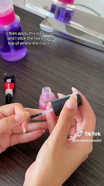 How to Fix a Broken Nail #handmodel #nailtipsandtricks #nailcare | Hand Model
