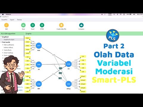 Cara Olah Data SEM-PLS Variabel Moderasi | PART 2