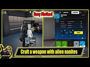 Craft a weapon with alien nanites - Week 12 Legendary Quests