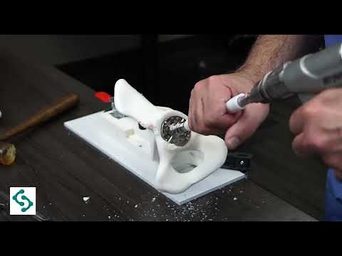 Product Demonstration | Acetabular Reaming with a SurgiSTUD Hip Model