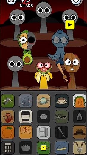 Sprunki game But the beat goes crazy 🔥 p- 22 #spruki #incredibox #brainrot #sprunkioc #songs