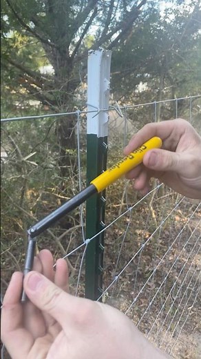 Installing T-Post clip