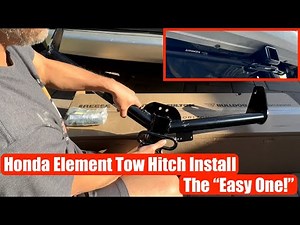 Honda Element Tow Hitch Install. I Probably Won't Tow Anything, But For Bike Rack and Cargo