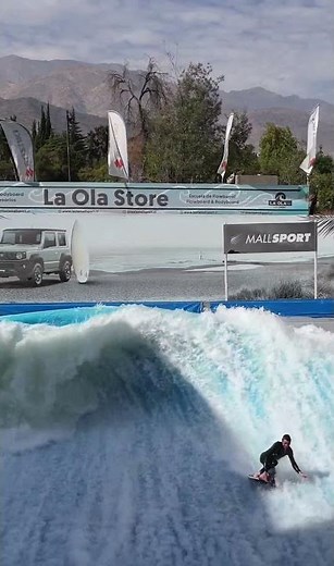 La Ola Mall Sport Santiago, Chile FlowRider Barrel Flowboarding World Championship DJI Air 3