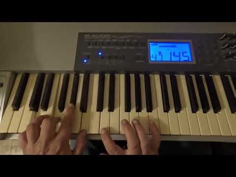 KeyStation 88 made into a synth with fluidsynth