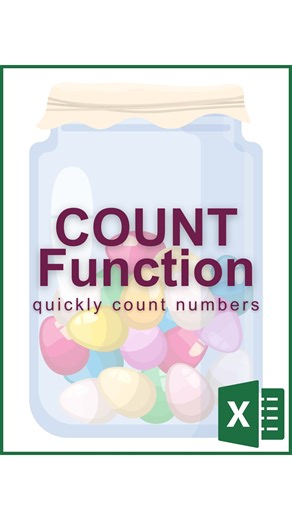 CheatSheets | How to count numbers in a list with Excel‼️ 🗂️ Don’t forget to save this post! 🎁 Get your FREE Excel Shortcuts Cheat Sheet PDF at the... | Instagram