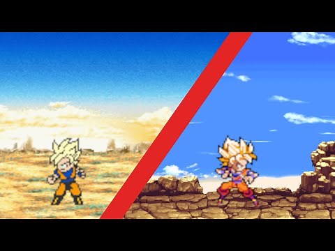 Evolution of Dragon Ball Z Sprites