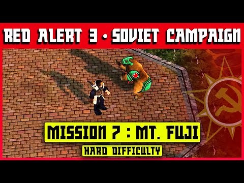Red Alert 3 4K - Soviet Mission 7 - Mt. Fuji - To Tame a Living God - Hard