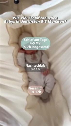 So viel Schlaf braucht dein Baby wirklich. 🤔