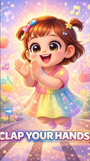 Clap Your Hands Song 👏🎵 | Fun Action Rhyme for Kids