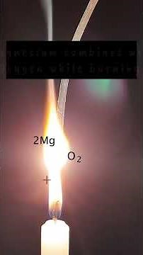 Burning of Magnesium ribbon | CBSE | Class 10 | Chemistry | Combination reaction