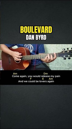 Boulevard - Dan Byrd | Easy Guitar Tutorial