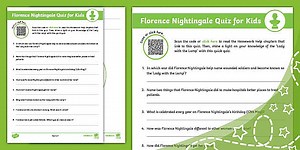 Florence Nightingale Quiz for Kids