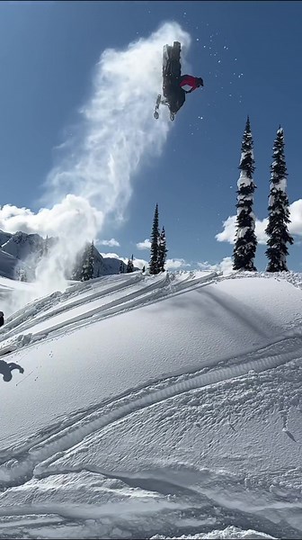 Thrilling Snowmobile Adventure with Backflip at Winter Wonderland