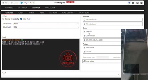6.2K views · 65 reactions | ⚡️⚡️⚡️⚡️Turorial Moto MTK FRP and old MDM By MotoKingPRO mtk all native Moto G24 / G24 Power and more New Module MTK | Setox Fernandez | Facebook