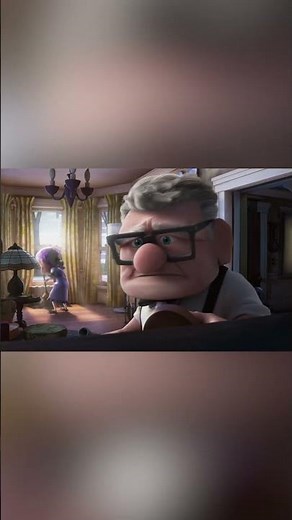 Pixar's Up Montage | Carl and Ellie Fly #shorts #movieedits #pixarup