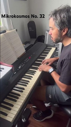 Mikrokosmos No. 32 - Bela Bartok #piano #korg #music #mikrokosmos