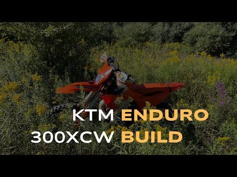 KTM 300 XC-W enduro setup / build and test ride - vlog
