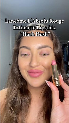 Lancôme L’Absolu Rouge Intimatte soft Matte Lipstick 🌸 “Hush Hush”