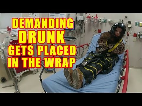 Bodycam DUI Arrest - Demanding Drunk Gets Placed in The Wrap