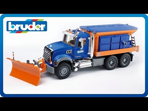 Bruder Toys MACK Granite Snow Plow Truck #02816