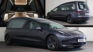 Tesla Hearse 3 Is The Perfect Ride For A Green Funeral | Carscoops