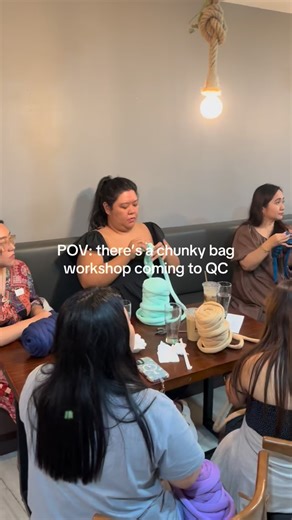 709 reactions · 108 shares | 臨 Chunky Bag Workshop + Charm Bar  Learn how to make your own chunky bag this November 15 (Saturday), 1–3 PM! ✨ ₱1,999 (Groups of 3 get ₱600 off total!) What’s included: • Guided session • Tools and materials provided • 2 bag charms with 3 dainty charms + letter beads ✨ Limited slots available 﫶 In collaboration with @charmsmnl #quezoncitycafe #hangoutspot #crochettiktok #artsandcrafts #dateideas | Fenrir's Forest | Facebook
