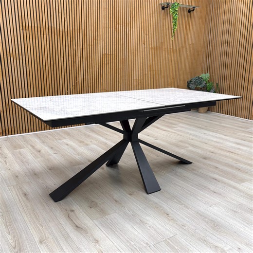 Furniture Village ‘crete’ Ceramic Top 180cm Large Extending Dinging Table - Etsy