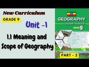 1.1 Meaning and Scope of Geography