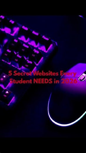 5 Secret Websites Every Student NEEDS in 2026! 🤯🎓 #shorts #studenthacks