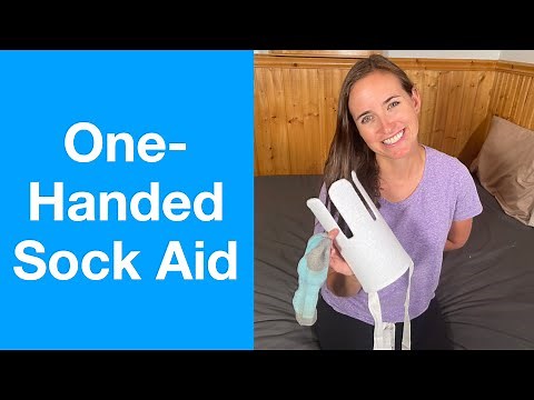 How to Use a Sock Aid One-Handed | Instruction & Demonstration