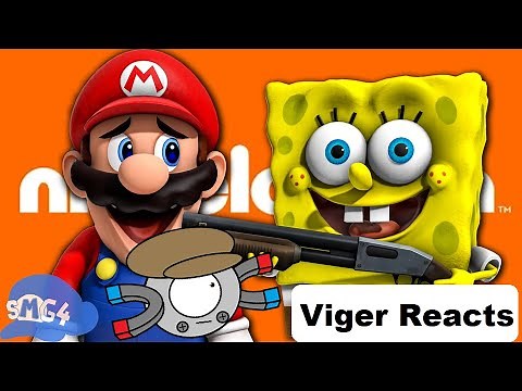 Viger Reacts to SMG4's "If Mario Was In... Nickelodeon"