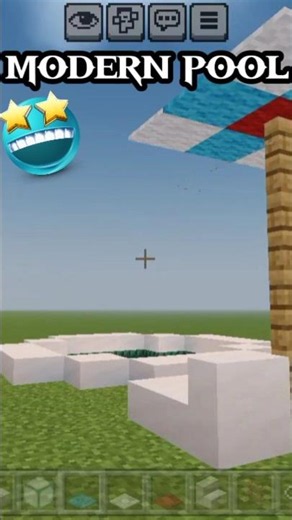 modern pool in Minecraft tutorials 🤯✅