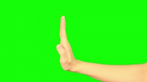 Download Hand, green screen, hand on green background for free