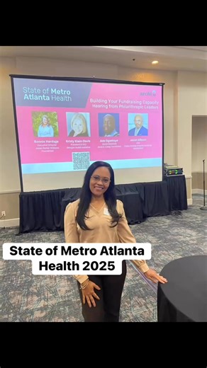 What an amazing opportunity as I celebrate my new role as the Community Outreach Specialist for POWRD👏🏽👏🏽🥳🎊🎉 With Executive Director, Mr. Chris White ARCHI (Atlanta Regional Collaborative for Health Improvement) hosted the State of Metro Atlanta Health 2025. SMAH is the region’s premier gathering for leaders who are shaping the future of health and wellness. This high impact, convening brought together 250 thought leaders, decision-makers, funders, providers, practitioners and advocates t