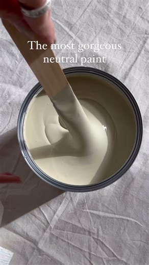 Home Inspiration and DIY by Theresa on Instagram: "Drop Cloth by Farrow & Ball is our favorite vintage-modern neutral. With its soft, lived-in warmth, it brings that effortless, European-inspired elegance to any space."
