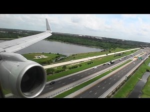 Spectacular First Class HD 757 Landing In Orlando!!!
