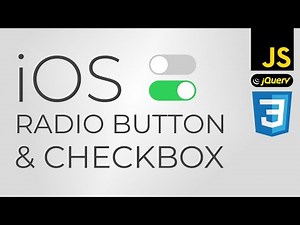 iOS Style Animated Radio Buttons & Checkbox (CSS, jQuery)