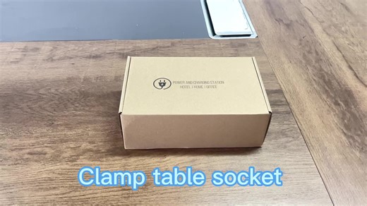 New Design Us Multi-Plug Desk Clip Desk Socket PD 20w Desktop Clamp Mounted Power Charging Solution Usb Socket