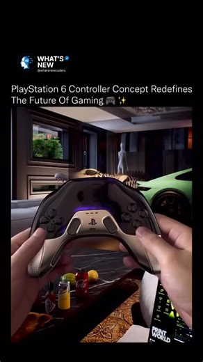 What’s New on Instagram: "🎮✨ The future of gaming just leveled up. This PlayStation 6 controller concept is not just a design it’s a vision of immersive gameplay, next-gen ergonomics, and futuristic aesthetics that could redefine how we play. From adaptive feedback to futuristic lighting, this controller looks like it came straight out of a sci-fi movie 👽🚀 Would you cop this if it became real? 👇 #PlayStation6 #PS6 #GamingFuture #NextGenGaming #GamerLife #PlayStation #ConsoleGaming #GamingCom