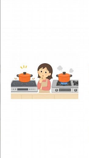 【雑学】火がないIHコンロが熱を作る仕組み #雑学 #雑学ショート #IH #電磁誘導 #仕組み #雑学HUB