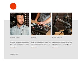 Radio talk show - HTML5 Template by Nicepage