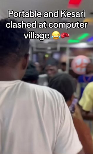 Portable and Kesari Clashed at Computer Village - Epic Showdown!